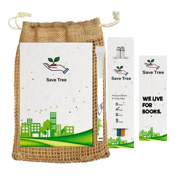 Plantable Welome Kit with jute Pouch