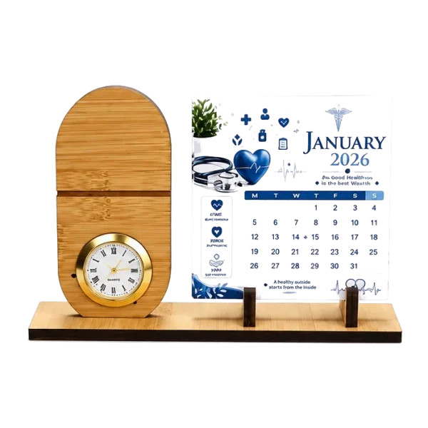 Bamboo Capsule with Seed Calendar & Watch